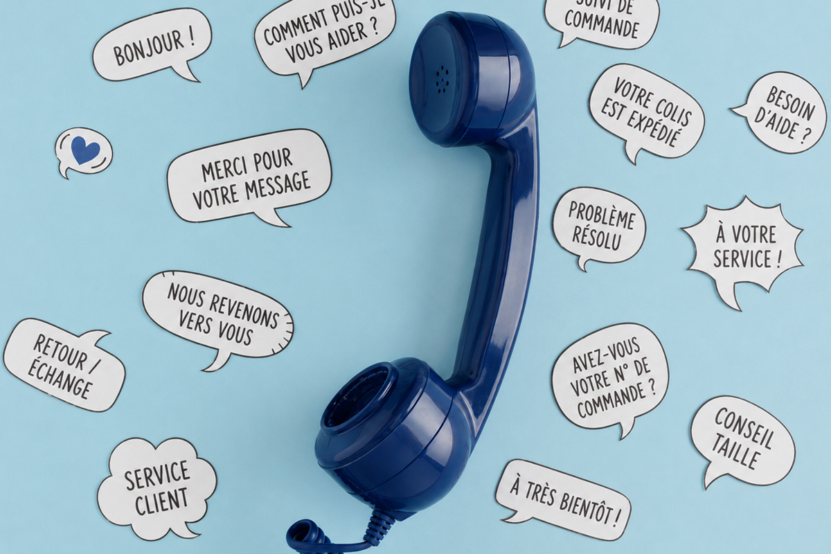 Équipe du service client à l'écoute
